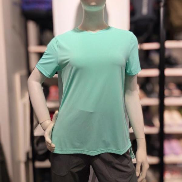 VT4951WMT 女性半袖メッシュバック開きラウンドTシャツ (S41106771)