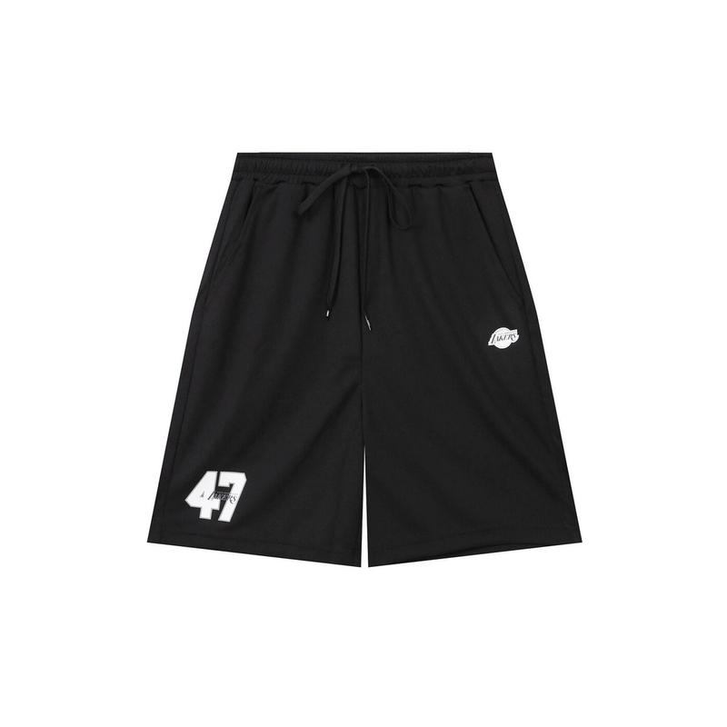 男女兼用ナンバリング夏メッシュ素材ハーフパンツ