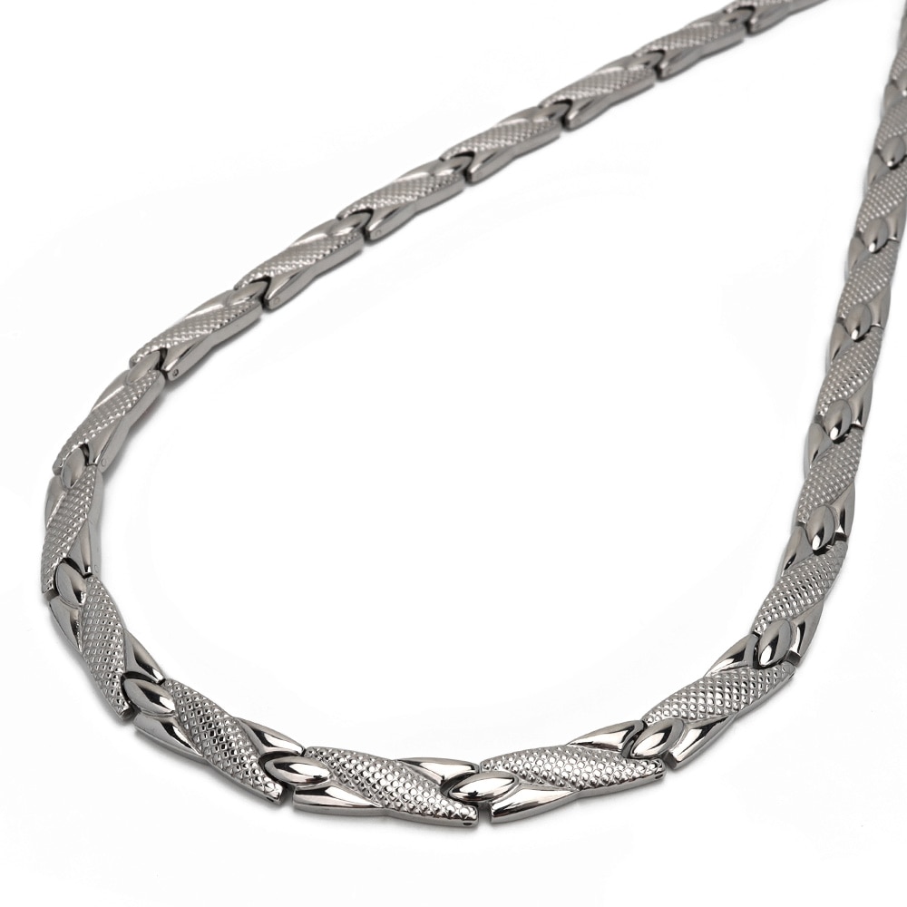 ステンレス 磁気ネックレス [n586]