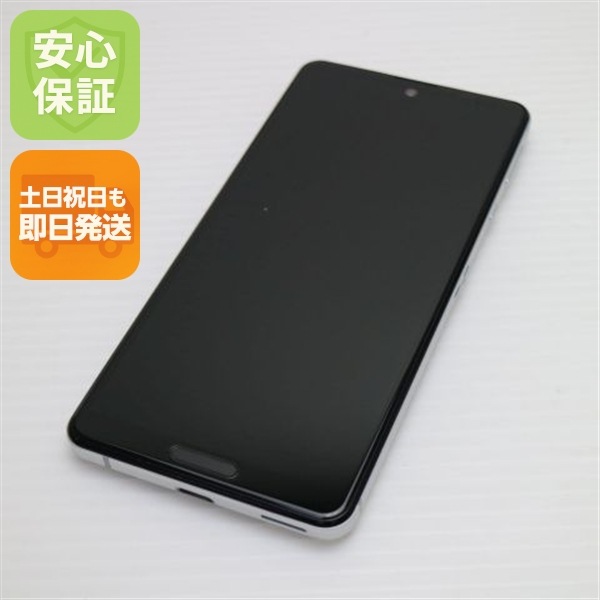 超美品 SIMフリー SH-M15 AQUOS sense4 シルバー 92