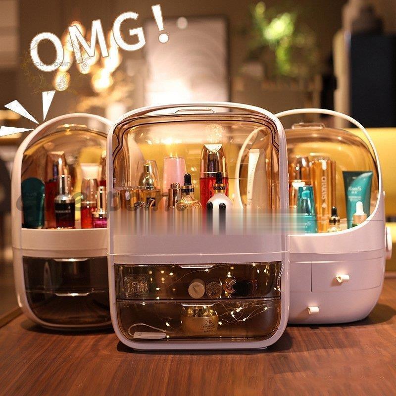 コスメボックス メイクボックス コスメ収納 大容量 化粧箱 メイクBOX トラベルバッグ ポータブル メイクアップ