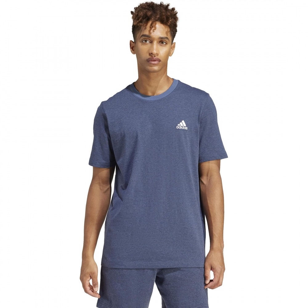 adidas 季節限定エッセンシャルメランジ T シャツインクメランジ