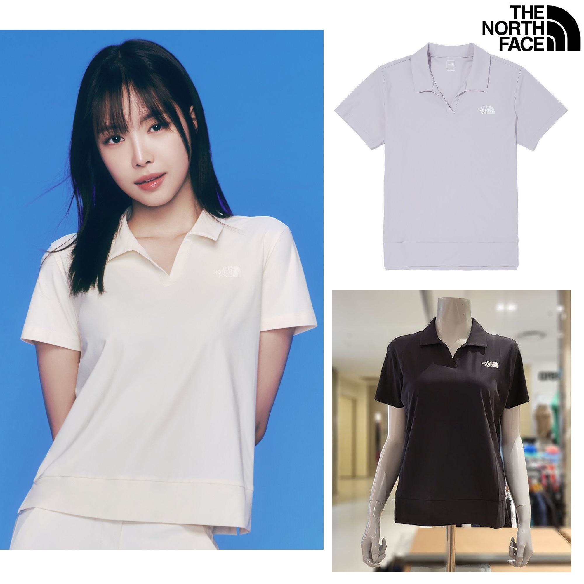 WomenS ICE DAY S/S POLO 3色 Tシャツ 新商品 韓国ファッション 韓国人気 女性服 デイリールック 夏ファッション 学生