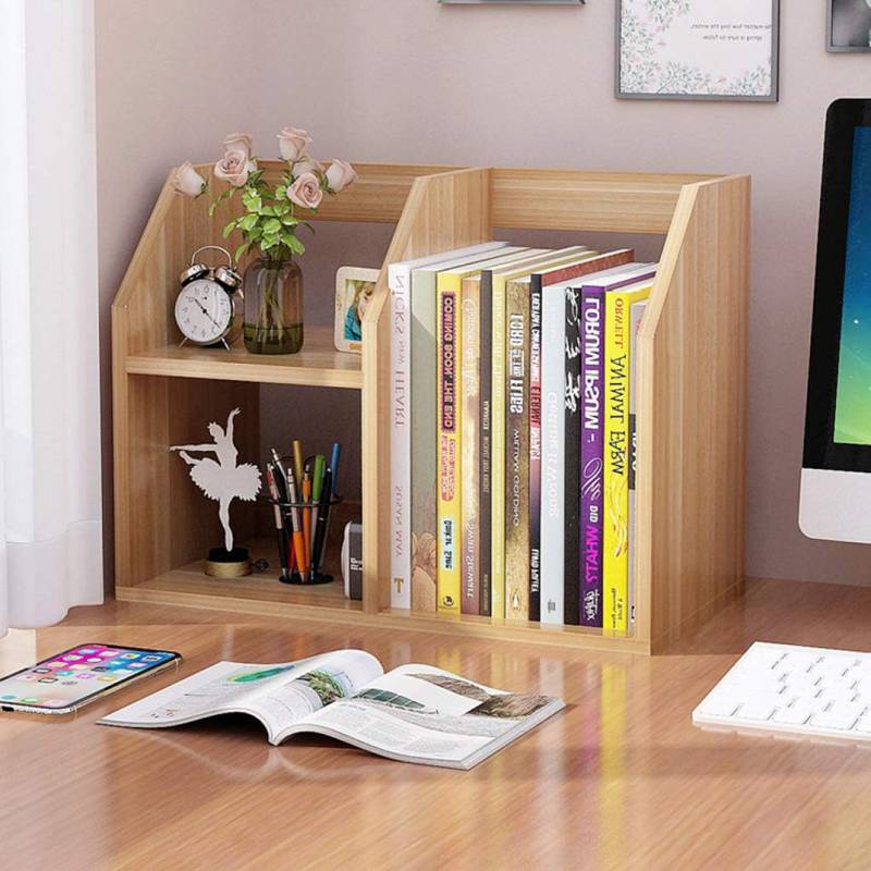 デスク上置き棚 卓上収納ケース 机上収納ボックス スオフィス収納 卓上収納 本立て 小物収納 書類整理 大容量 事務用品 仕切り 木製 安定 丈夫 強い耐久性 大容量 多層 軽量 整理簡単 本棚卓上