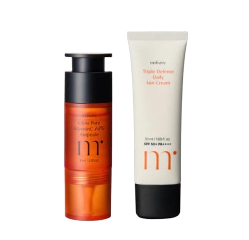 グロウ ピュア ビタミンC 15％ アンプル 15ml+トリプルディフェンスデイリーサンクリーム 50ml