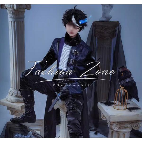 IdentityV 第五人格 風 占い師 　黯 イライ・クラーク コスプレ衣装 ウィッグ 靴 cosplay ハロウィン 演出服 変装