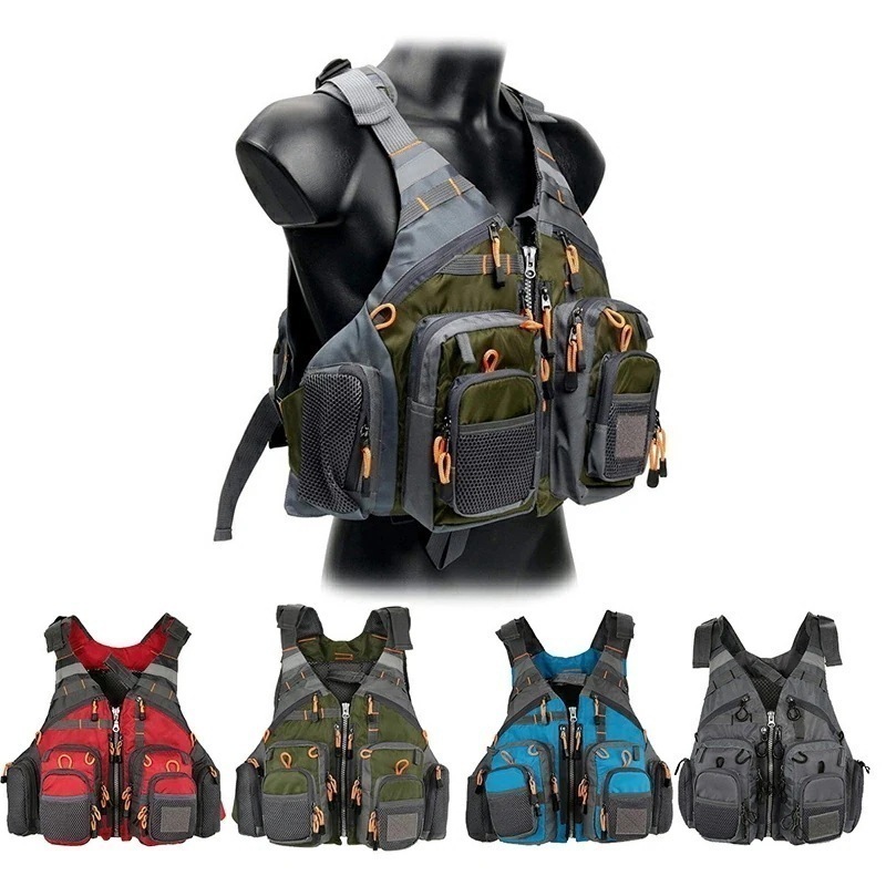 フィッシングベスト フローティングベスト ライフジャケット メッシュベスト カメラマン ジャケット オールシーズン 釣り用 撮影用 多機能 浮き力材取り外し可 95kgまで負荷力 撮影用 多機能 DJ