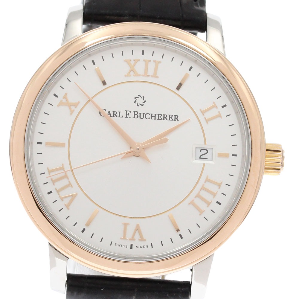 カール F.ブヘラ CARL F.BUCHERER 10314.07 アダマビ デイト 自動巻き メンズ _871549【中古】