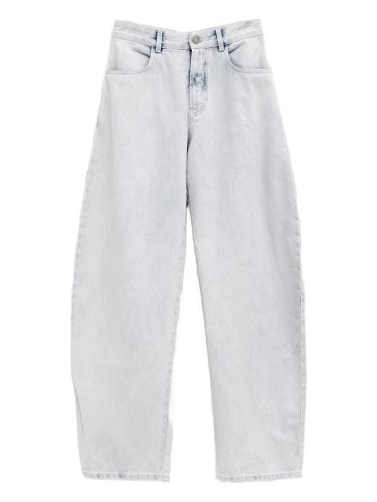 ALAIA Women Denim Pants AA9P1215D005B 523 Clear Blue