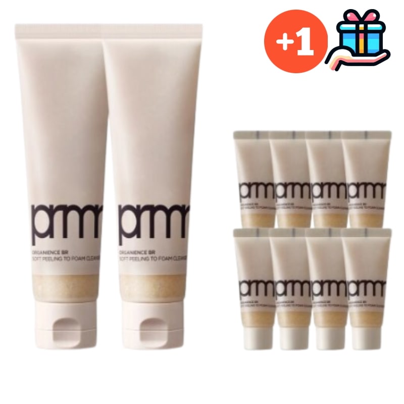 [韓国人気1+1] オーガニエンス BR ソフト ピーリング ツーフォーム クレンザー 120ml+120ml (本品容量贈呈) スキンケア 大容量 正規品 角質 低刺激 毛穴 老廃物 吸着 韓国コス