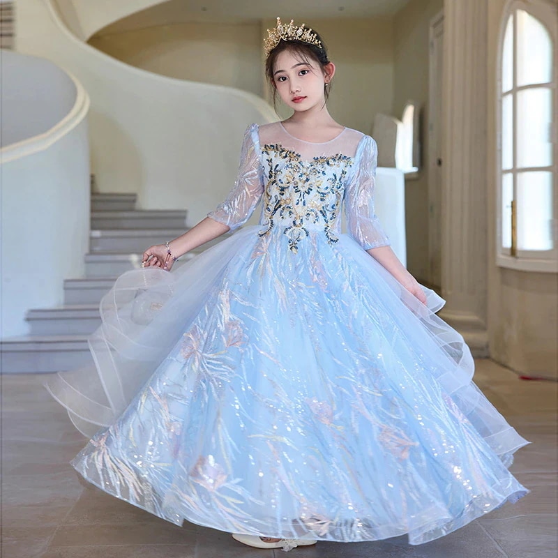 【3日出荷】女の子ドレス 軽奢華 スピード販売 日常 子供ドレス110/120/130/140/150/160