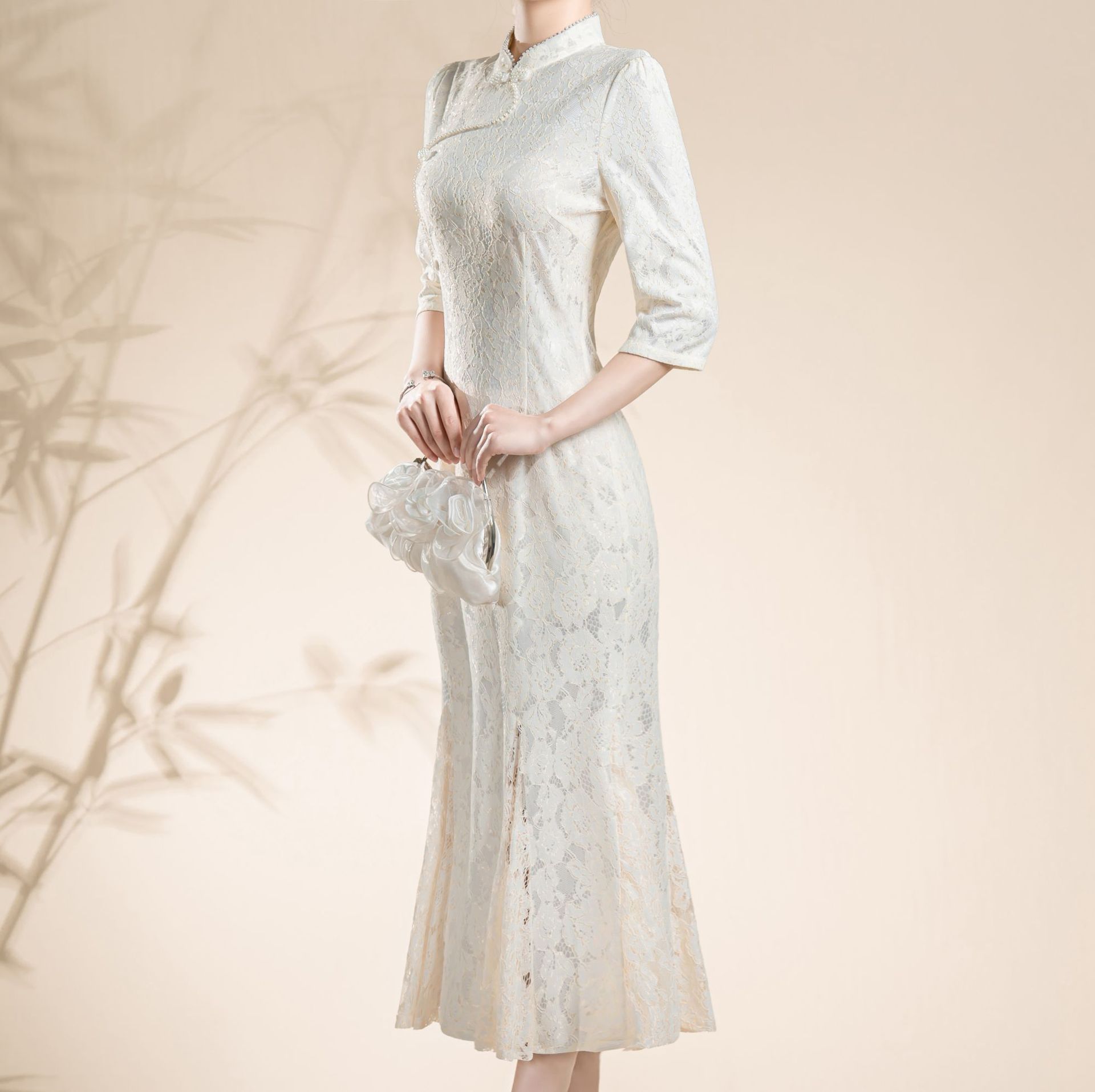 チャイナドレス スリット チャイナワンピース レトロドレス エレガント フォーマル スリム パーティー 演奏会 新中式 成人式 【酔清風.上品】 マーメイド 4,916円