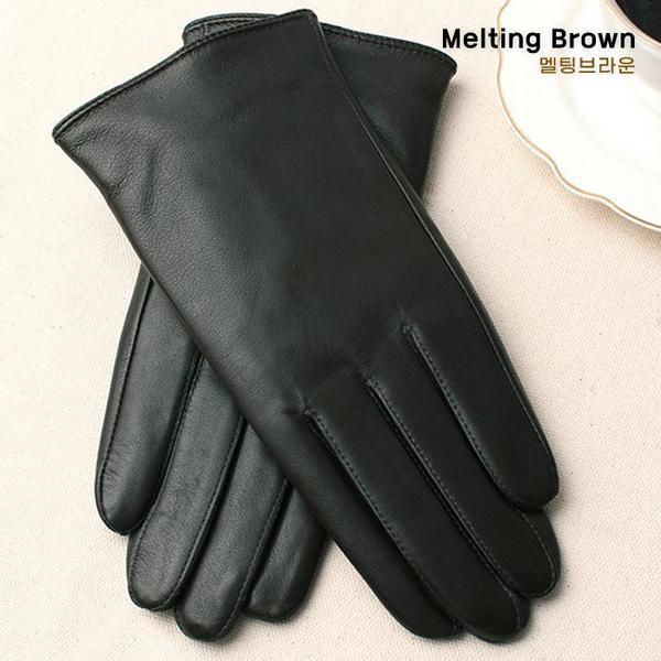 女性冬用手袋　シープスキンラムスキン手袋　ye24