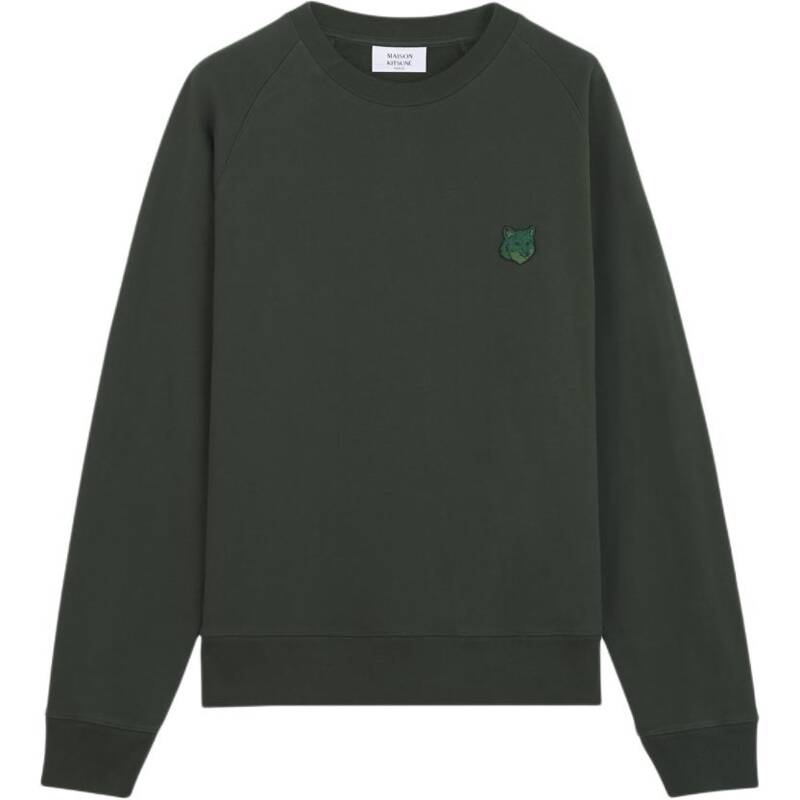 メゾン・キツネ MM00304KM0001 P391 ボールド・フォックス・ヘッド・パッチ メンズTシャツ