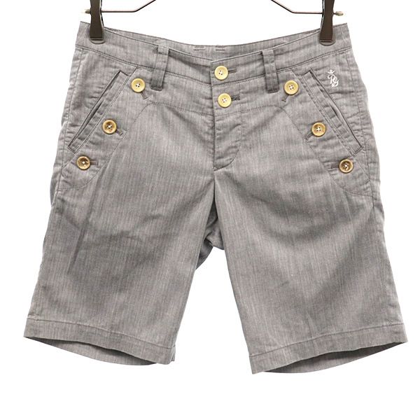 ゴルフ ショートパンツ グレー レディース