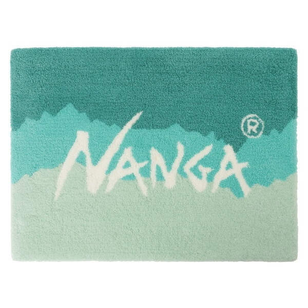 ナンガ RIDGELINE GRADATION RUG AQUA FREE NZ2454-4F405-B N0000827 リッジライングラデーションラグ