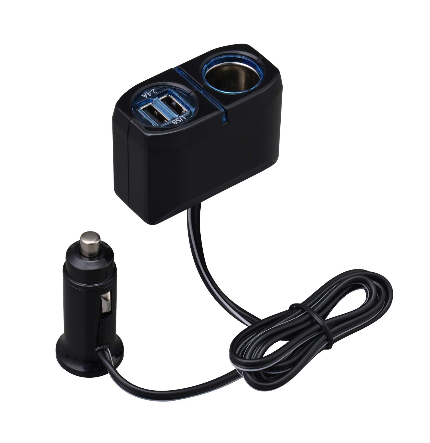 セイワ(SEIWA) 車内用品 シガーソケット増設分配器 シガーソケット USB2口 コード付 F275