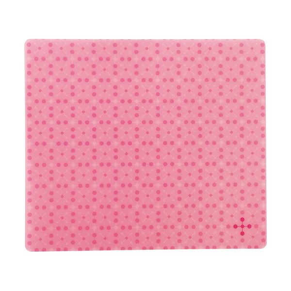 (まとめ) TANOSEE ECOマウスパッド ピンク 1枚 (×10セット)