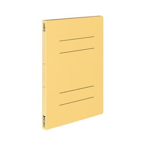 （まとめ）コクヨ フラットファイル（オール紙）A4タテ 100枚収容 背幅18mm 黄 フ-RK10NY 1セット（10冊）(×10セット)