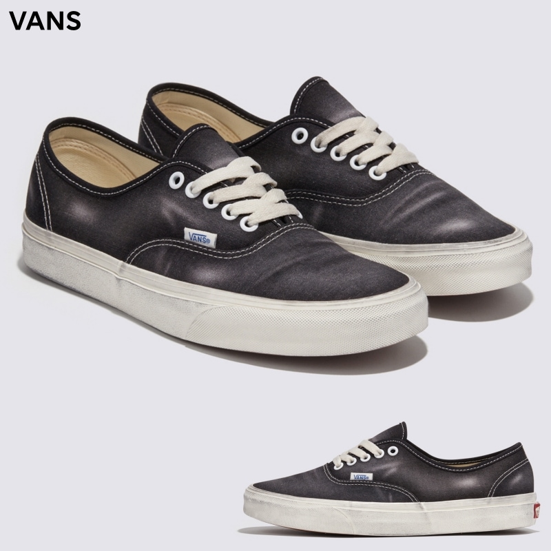 [VANS] バンズ スニーカー オーセンティック ウェーブウォッシュ / BLACK
