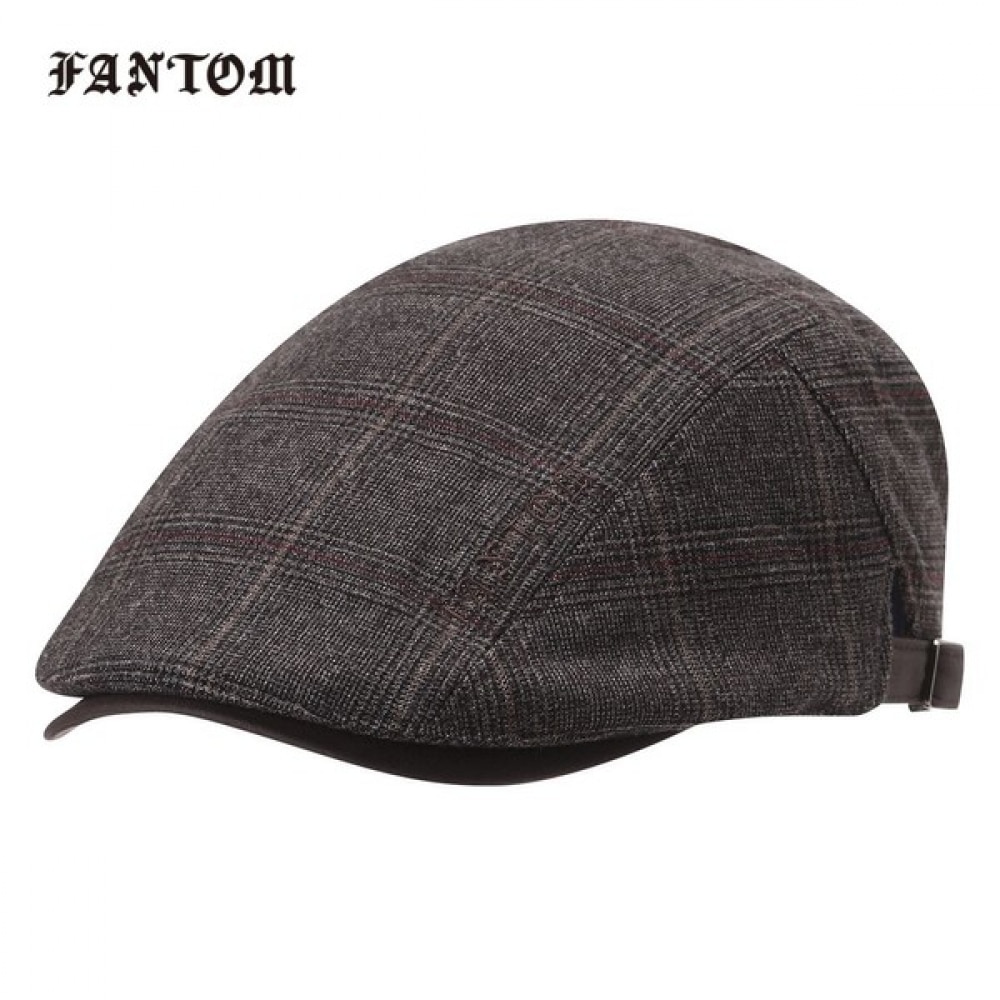 (Phantom) メンズロゴ刺しゅう入りチェックハンティングキャップ 9,171円