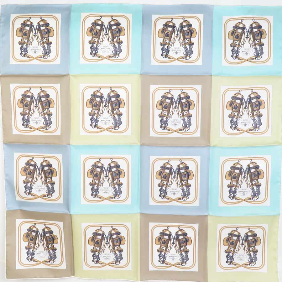 エルメス HERMES スカーフ カレ90 BRIDES de GALA シルク マルチカラー レディース h30079f