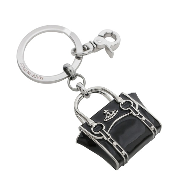 キーリング METAL BETTY CHARM 82030111u-om000q-o101 ブラック シルバー