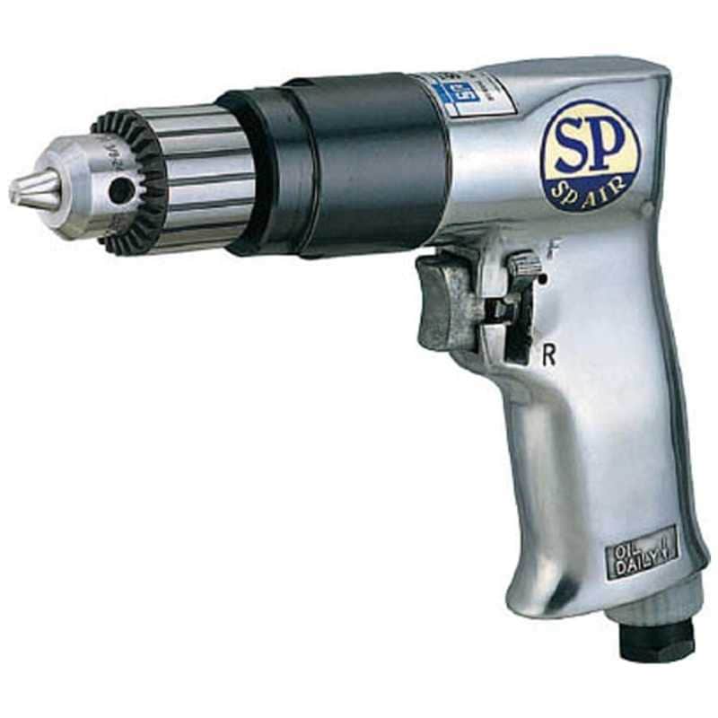 エスピーエアー　SP エアードリル10mm(正逆回転機構付)　SP-1525