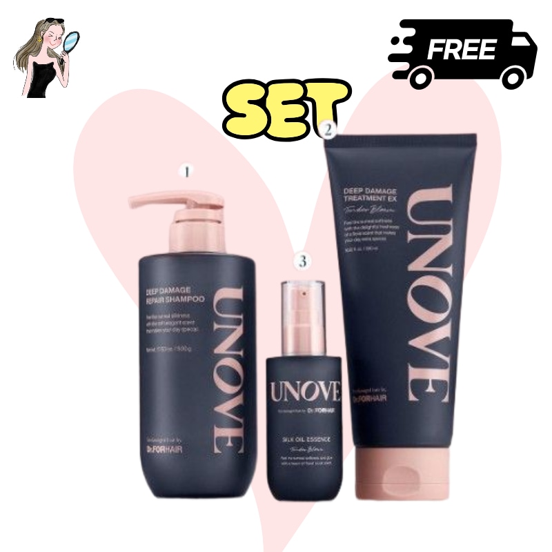 [BEST 3 SET]3種 構成, ディープダメージリペアシャンプー500gトリートメント320mlシルクオイルエッセンス70ml,ヘアオイル 人気, ヘアエッセンス