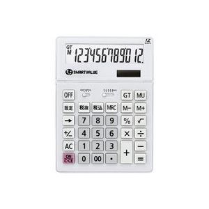 （業務用3セット）ジョインテックス 大型電卓 ホワイト K070J