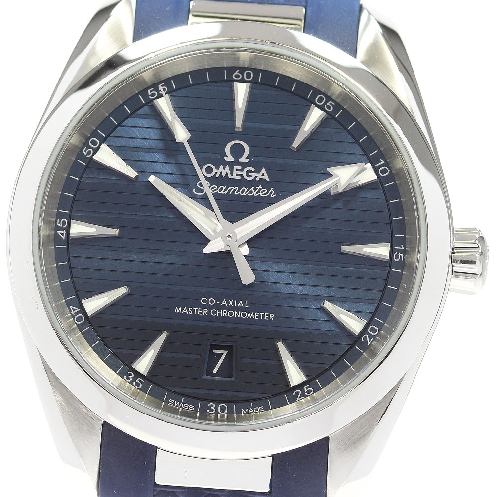 オメガ OMEGA 220.12.38.20.03.001 シーマスター150m アクアテラ コーアクシャル マスタークロノメーター 自動巻き メンズ _863173【中古】