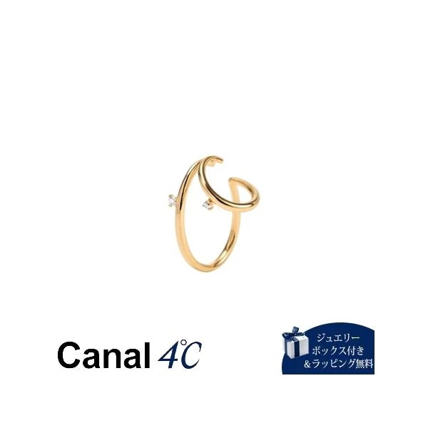 カナル 4℃ Canal 4℃ 【Jewel Flow】 シルバー イヤーカフ 片耳用 キュービックジルコニア