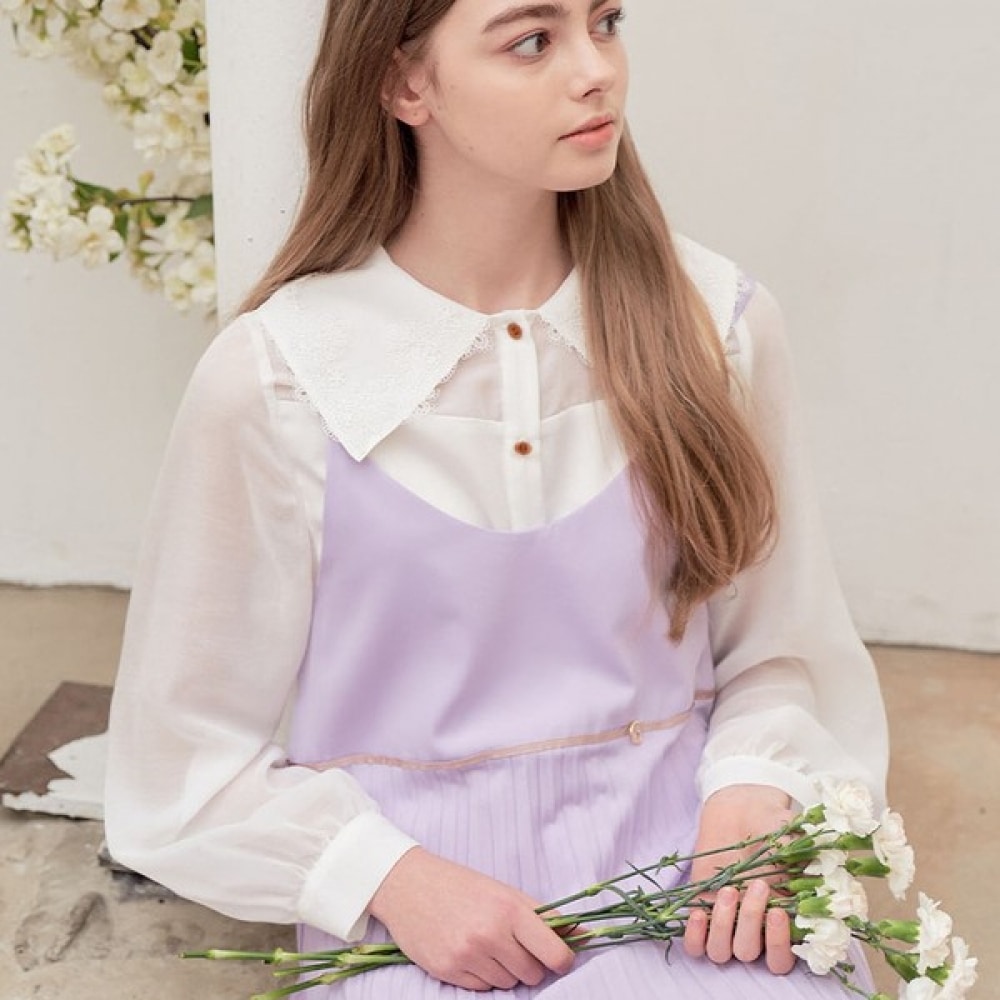 (リアーナニューヨーク) レースカラーブラウス RPYWBL080