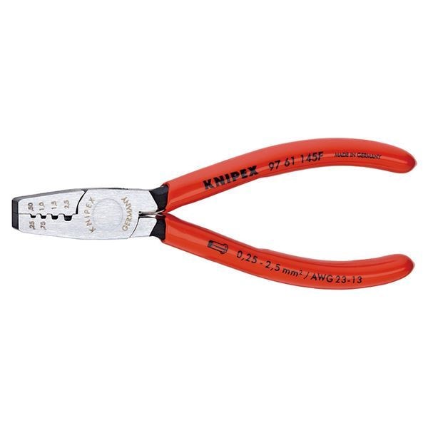 KNIPEX（クニペックス）9761-145F エンドスリーブ用圧着ペンチ手動工具
