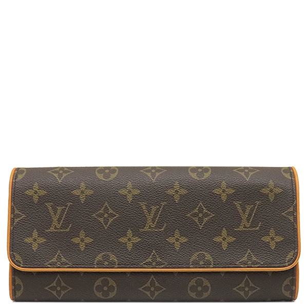 ルイヴィトン LOUIS VUITTON ショルダーバッグ ポシェットツイン GM モノグラムキャンバス モノグラム ゴールド金具 茶 M51852 FL0031 【保存袋】【中古】 38,831円