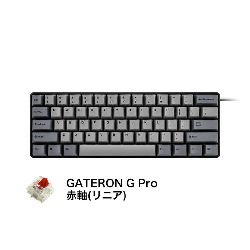 IKBC　キーボード New Poker II(赤軸・英語配列) ［有線 /USB］ ブラック　IK-PK2-G/RD