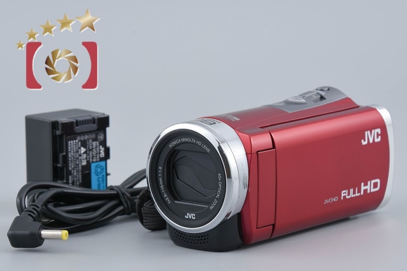 JVC ケンウッド GZ-HM199 レッド デジタルビデオカメラ