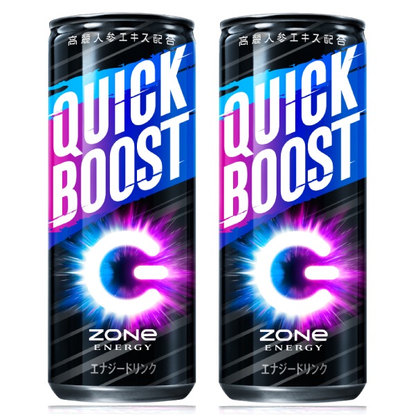 【セール】「60本」ZONe　QUICK　BOOST　缶　240ml　30本　2箱　サントリー　ゾーン　クイックブースト