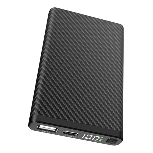 KLARUS ポータブル充電器 超軽量 10000mAh パワーバンク USB C 入力および出力 高速充電 ほとんどの携帯電話懐中電灯ヘッドライトなどに適しています