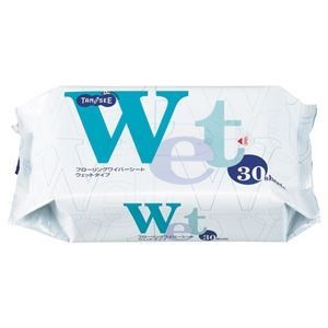 （まとめ）TANOSEE フローリングワイパーシート ウエットタイプ 1パック（30枚） [x20]