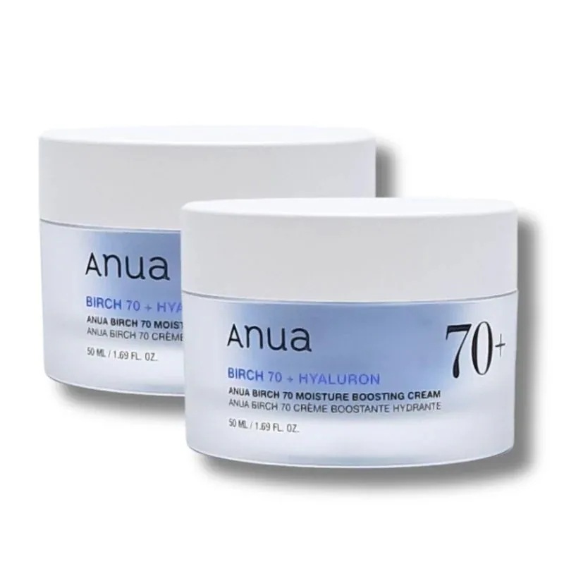 【1+1】 [正規品] 白樺 70水分 ブースティングクリーム 50ml *2 / しっとり長時間保湿！バーチ70％でうるおい満ちる水光肌へ