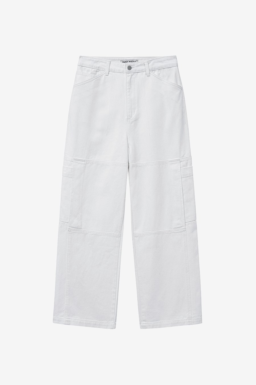 【INSILENCE】 PANELED WARK PANTS : WHITE