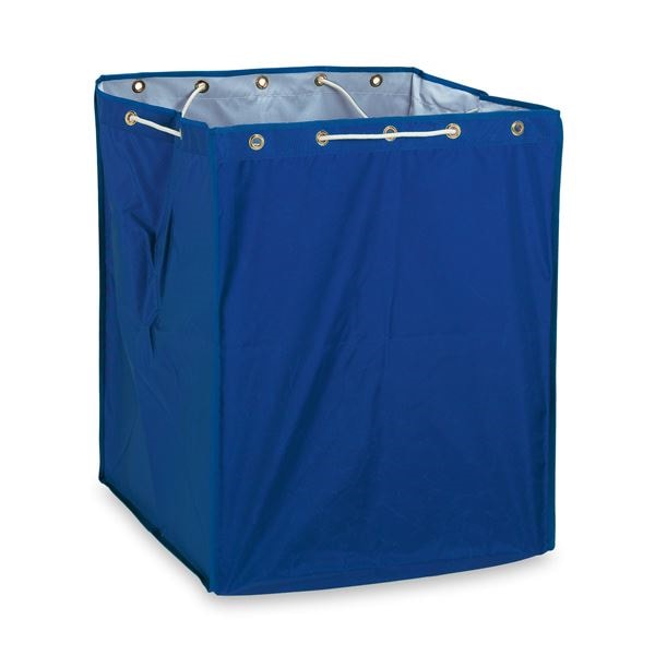 （まとめ） 本体別売 BMダストカー/運搬カート用品 替袋E 紺 大 ナイロン製 業務用 店舗 集積 回収 2セット