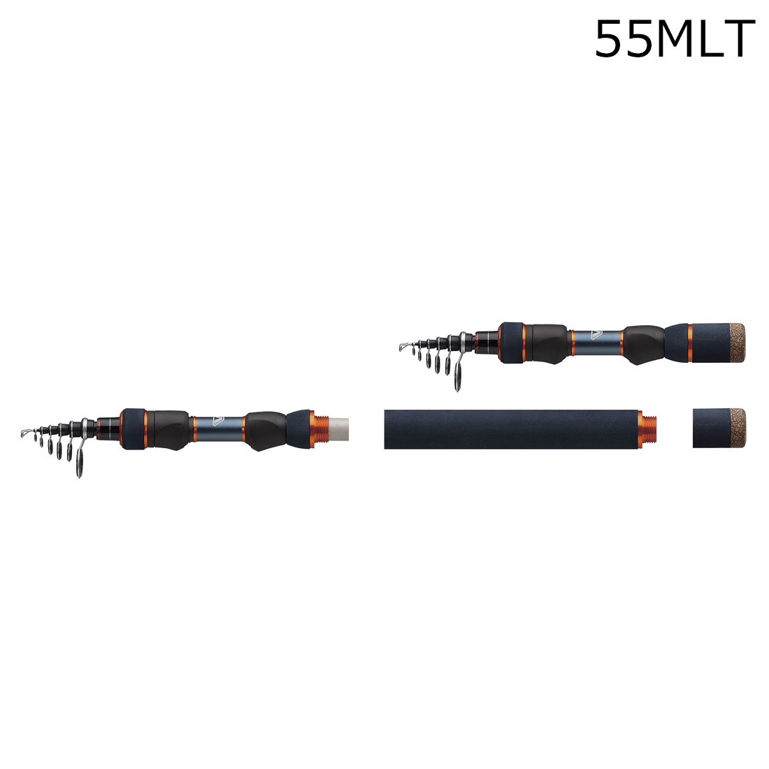 ビセオ TSHS55MLT テレショーティーSE 55MLT 5.5ft 振出竿 スピニング TSHS55MLT