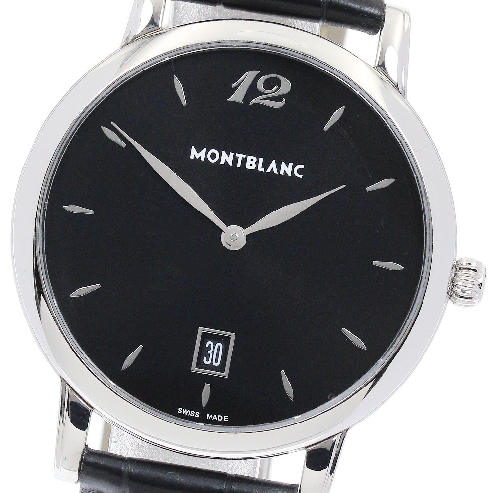 モンブラン MONTBLANC 7239 スター クラシック デイト クォーツ メンズ _883811【中古】