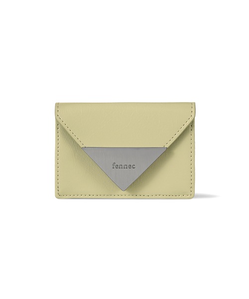 【FENNEC】 CRINKLE TRIANGLE TRIPLE WALLET - SOFT OLIVE 財布 正規品