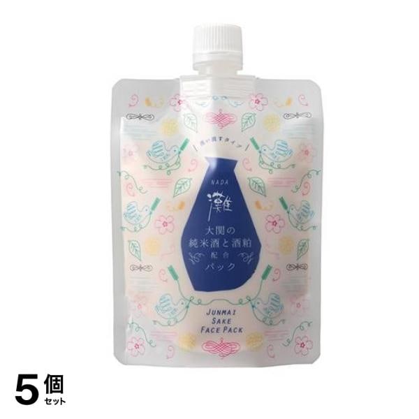 蔵元発 灘 純米酒と酒粕のパック 170g 5個セット