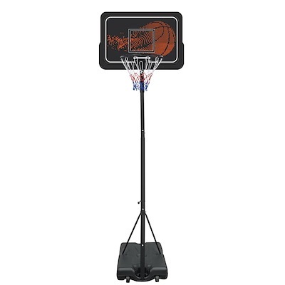【国内即日発送】バスケットゴール 高さ無段階調節 250-305cm 移動可 工具付き ゴールネット バックボード リング ミニバス 一般用 屋外用