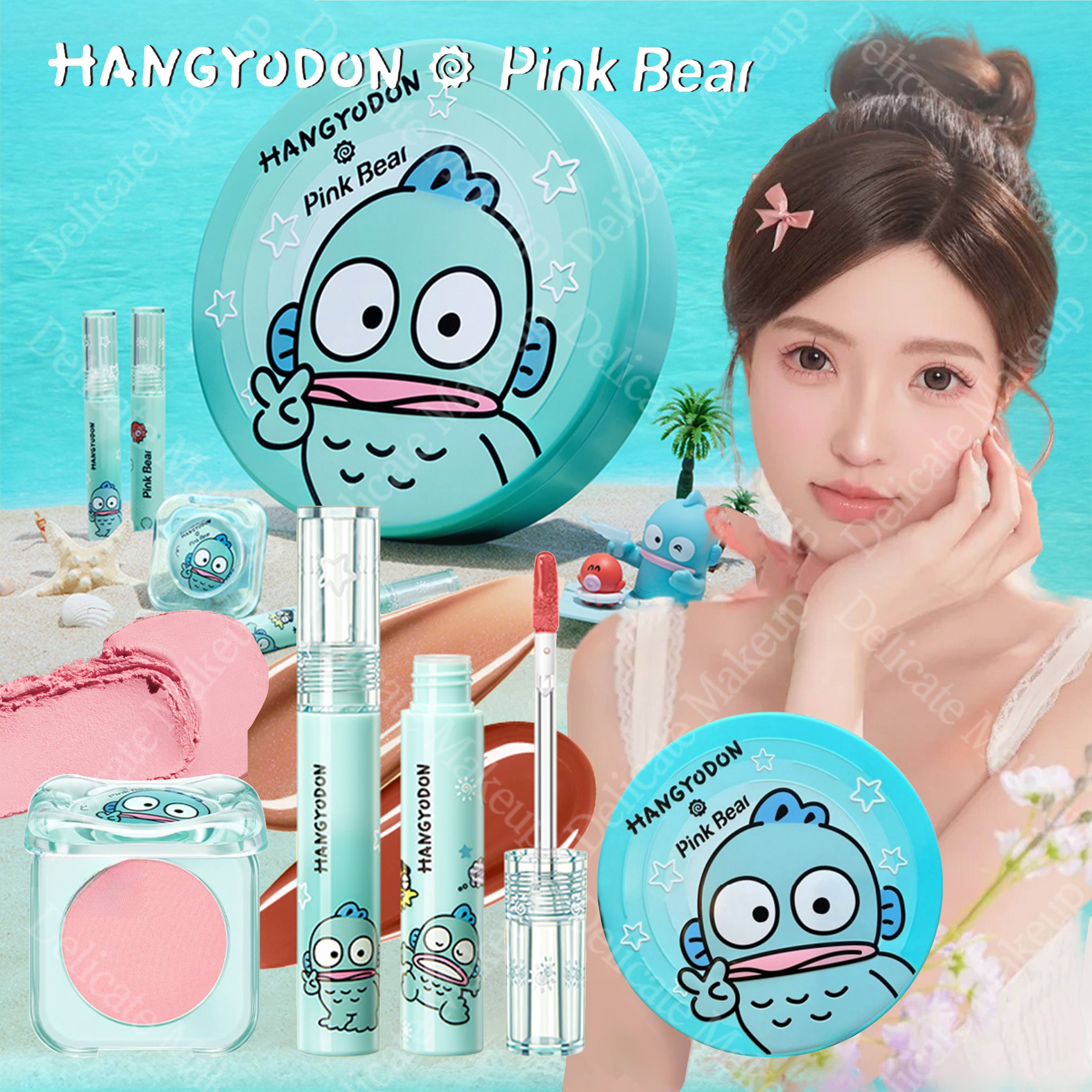 【連名限定】Hangyodon 連名限定/クリスマスコフレ/大醜魚 半魚人/5点コスメセット/贈答品セット/リップ*3+チーク+手鏡コスメセット/バレンタインデー/誕生日プレゼント/ qoo10メガ割