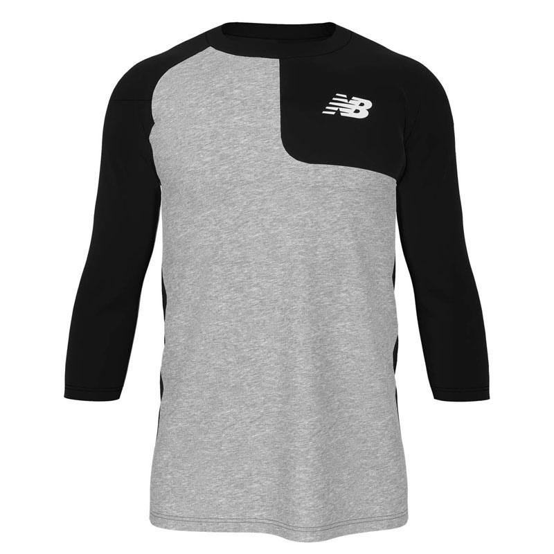 ベースボールアシンメトリー ロングスリーブトップ(左投げ用) 野球 ウェア Ｔシャツ MT41714L